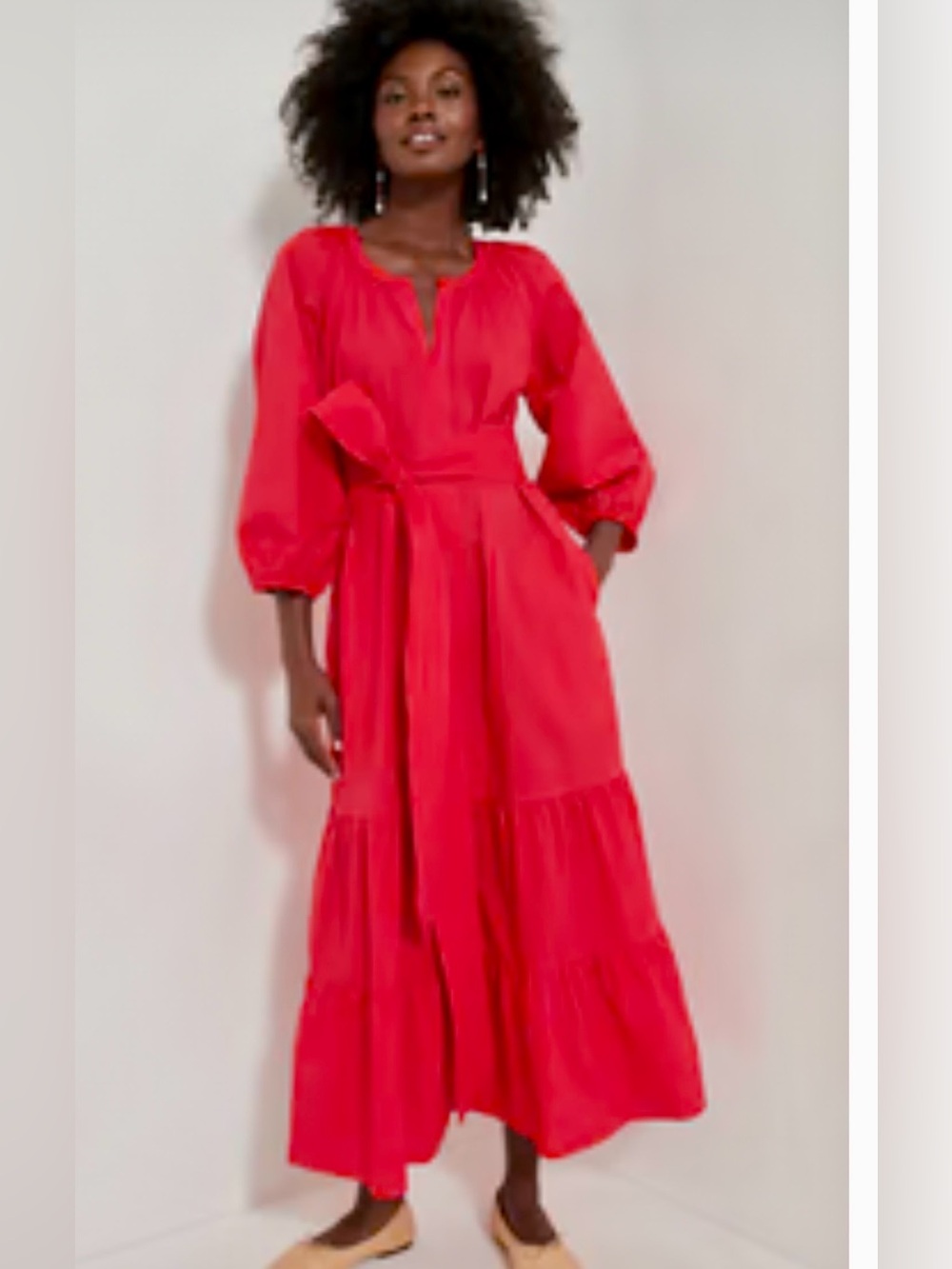 Tuckernuck Red Lyles dress